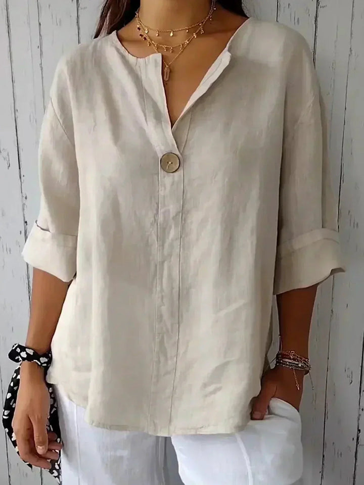 KAMILA | Casual V-Neck Blouse