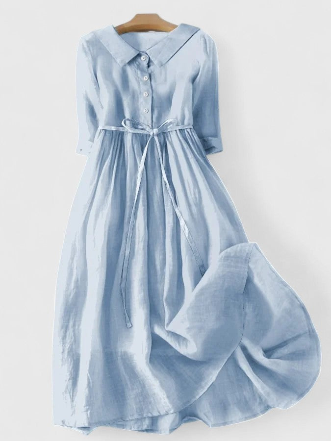 Feminine Floral Wrap Dress