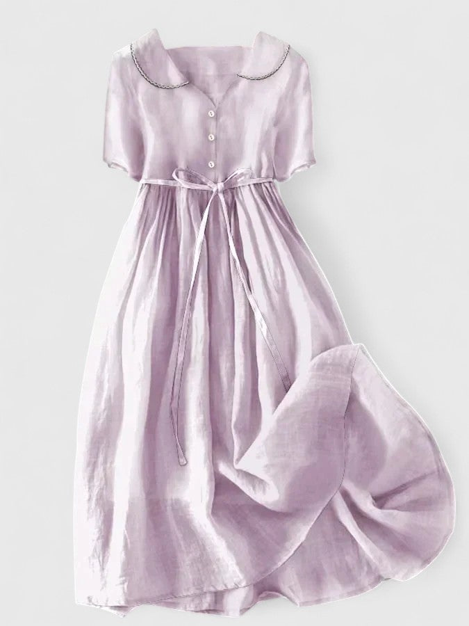 Soft Floral Tiered Midi Dress