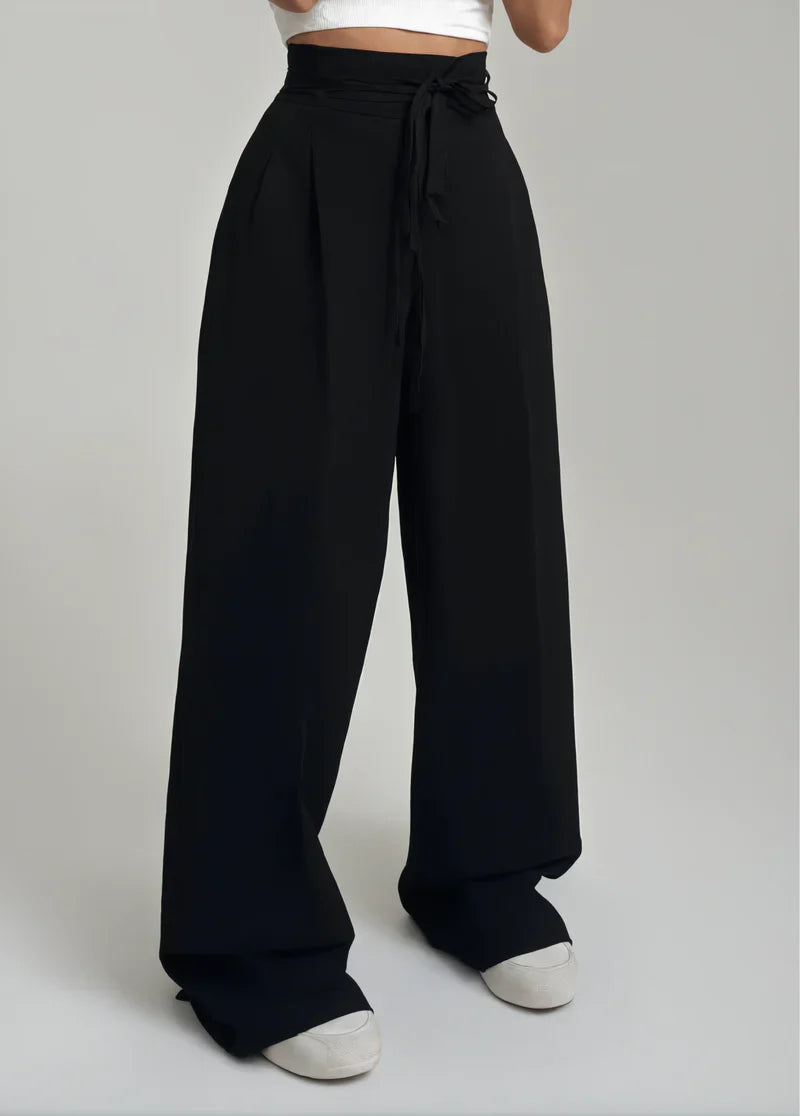 STEFANIA | High-waisted wide-leg trousers
